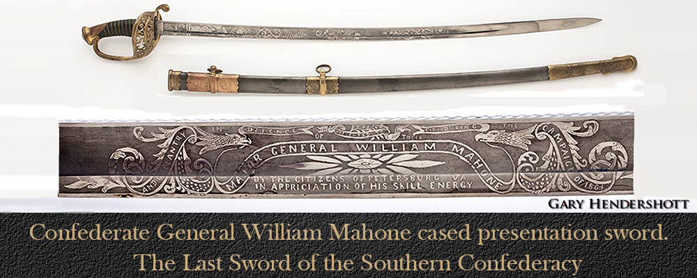 Confederate General William Mahone sword