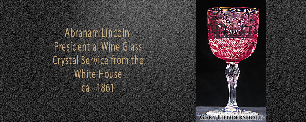 Abraham Lincoln Presidential Wine Glass