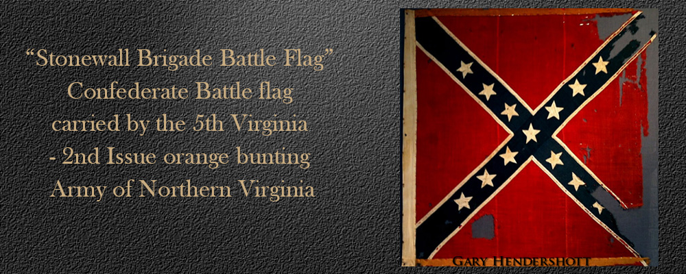 Stonewall brigade battle flag