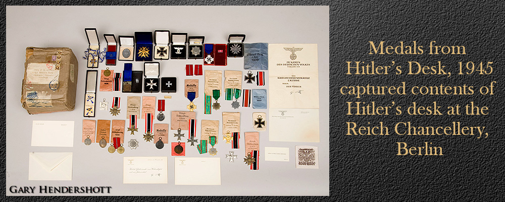 Medals from Hitler’s Desk