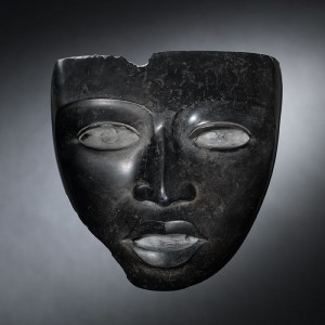 01 Black marble female mask