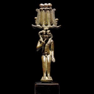 12 Egyptian Bronze Statue