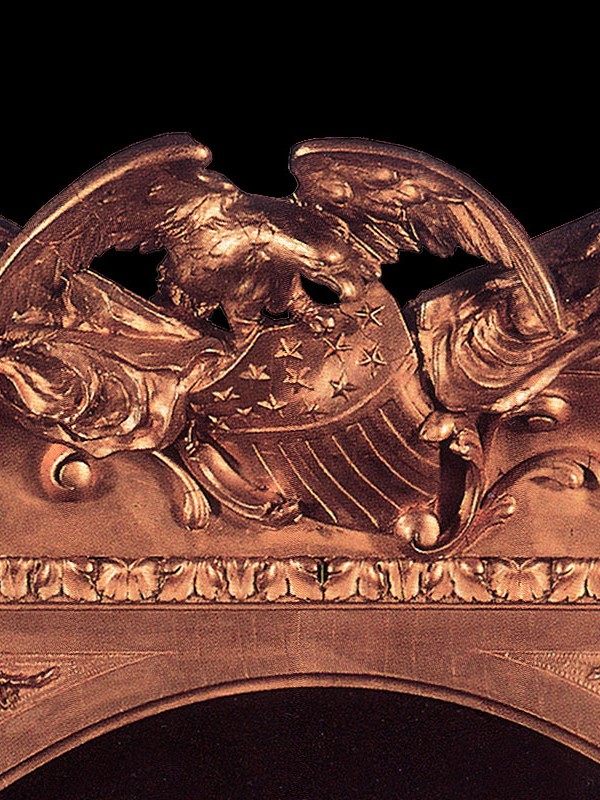 George Washington portrait and presidential artifacts