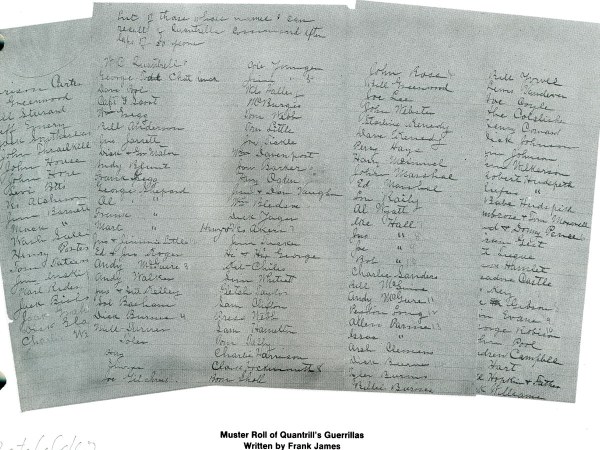 Frank & Jesse James Material